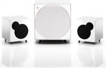 TRIANGLE Color 123 - Aktiv Lautsprecher System mit Subwoofer - High End - 200W - weiss