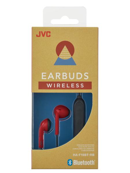 JVC Kabellose Retro Earbuds HA-F19BT-RB rot-schwarz